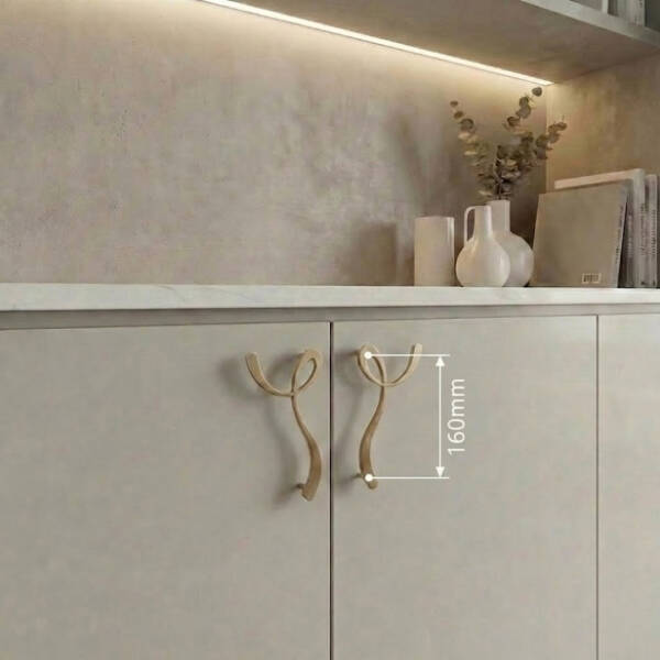 Sese 171 Modeli Sol Mat Altın Kulp 160mm (171-160-22) - 2