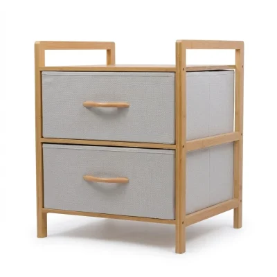 Sese 2 Çekmeceli Bambu Kabin (PNL-B9199 PC) - Sese (1)