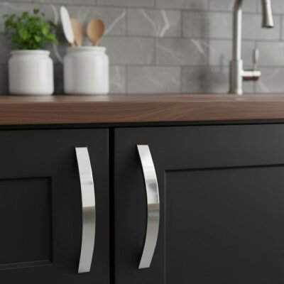 Bayraktar 24 Modeli Kartal Mobilya Kulbu Krom 192mm Kulp (24-192-18E) - Bayraktar