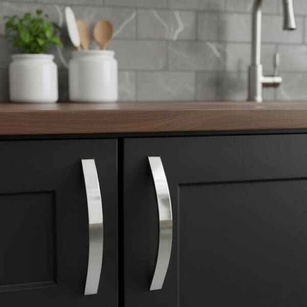 Bayraktar 24 Modeli Kartal Mobilya Kulbu Krom 192mm Kulp (24-192-18E) - 1