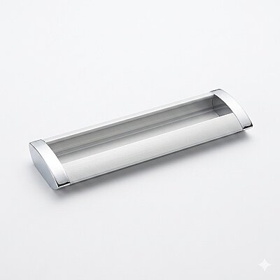 Sese 39 Modeli 160mm Krom Eloksal Renk Gömme Kulp (39-160-18/24) - Fds