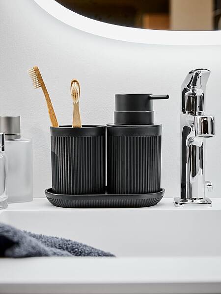 Sese 3lü Banyo Seti Siyah (2700740) - 2