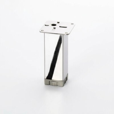 Eroğlu Krom Düz Metal Ayak 40x40mm 10cm (401-01-10-18) - Eroğlu