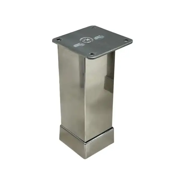 Eroğlu Düz Metal Ayak 40x40mm 12cm Krom (401-01-12-18) - 1