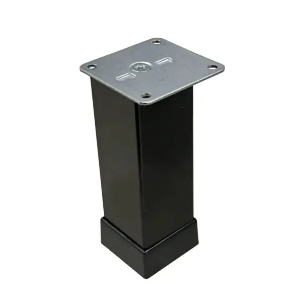 Eroğlu Düz Metal Ayak 40x40mm 12cm Siyah (401-01-12-02) - 1