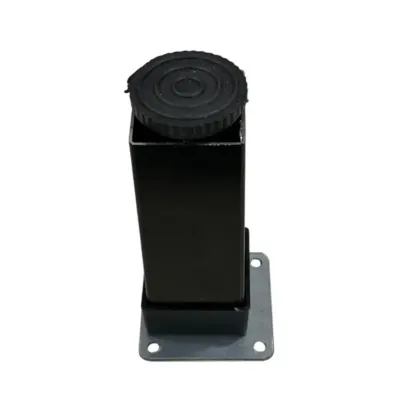 Eroğlu Düz Metal Ayak 40x40mm 12cm Siyah (401-01-12-02) - 2