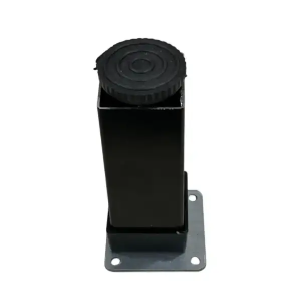 Eroğlu Düz Metal Ayak 40x40mm 12cm Siyah (401-01-12-02) - 2