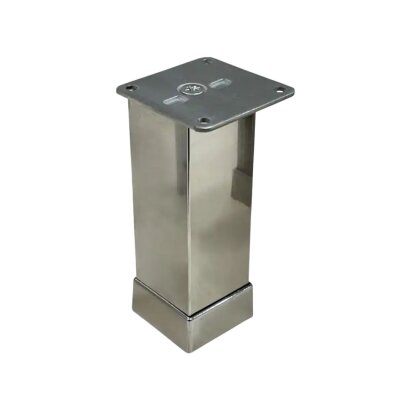 Eroğlu Düz Metal Ayak 40x40mm 20cm Krom (401-01-20-18) - Eroğlu
