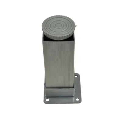 Eroğlu Çizgili Metal Ayak 40x40mm 20cm Mat Krom Bingolu (401-02-20-24) - 3