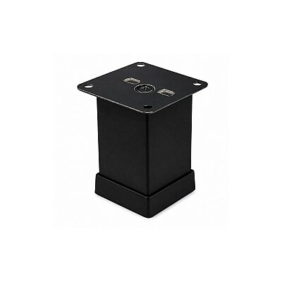 Eroğlu Düz Metal Ayak 40x40mm 5cm Siyah (401-01-5-02) - 3