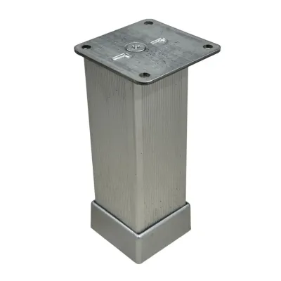 Eroğlu Düz Metal Ayak 40x40mm 8cm Mat Krom Bingolu (401-02-8-24) - 1