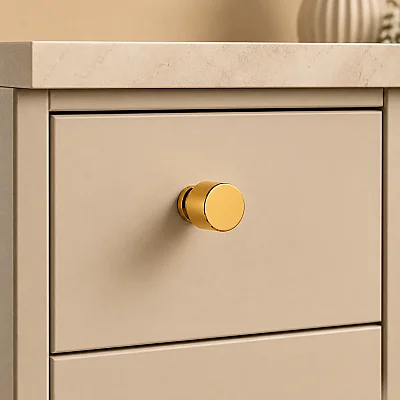Sese 9131 Modeli Düğme Kulp Altın Rengi (Ö9131-D-22) - 1