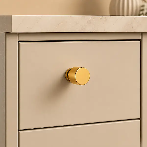 Sese 9131 Modeli Düğme Kulp Altın Rengi (Ö9131-D-22) - 1