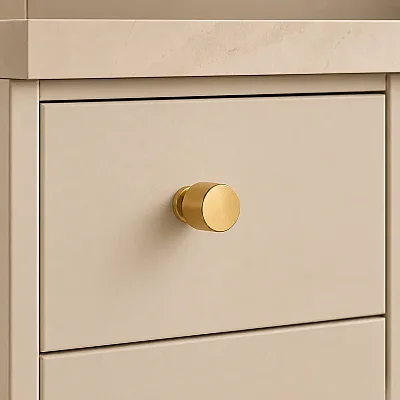 Sese 9131 Modeli Düğme Kulp Sarı (Ö9131-D-05) - 1