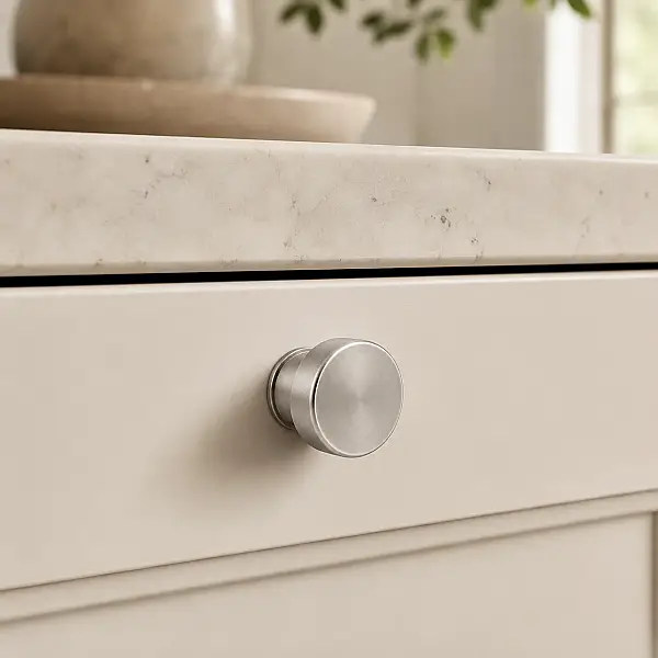Sese 9131 Modeli Inox/Nikel Saten Düğme Kulp (Ö9131-D-53) - 1