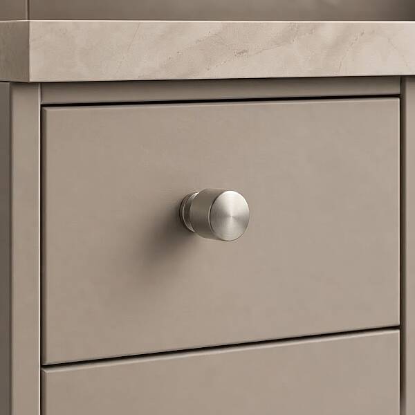 Sese 9131 Modeli Inox/Nikel Saten Düğme Kulp (Ö9131-D-53) - 1