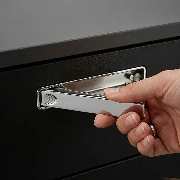 Fds 96mm Gömme Basma Kapı Çekme Kolu Inox (129-96-53) - 2