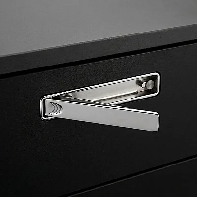 Fds 96mm Gömme Basma Kapı Çekme Kolu Inox (129-96-53) - 3