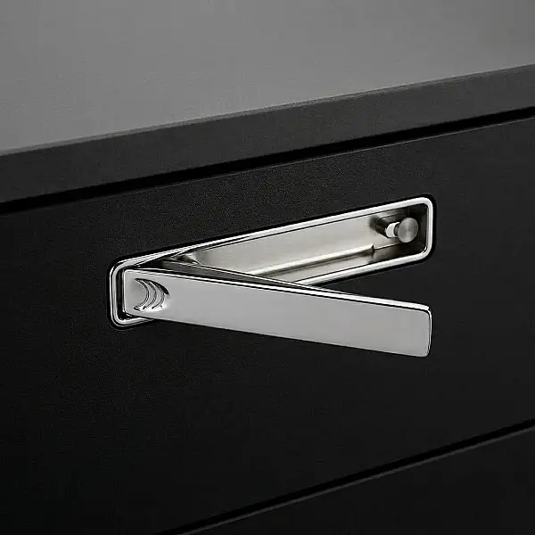 Fds 96mm Gömme Basma Kapı Çekme Kolu Inox (129-96-53) - 3