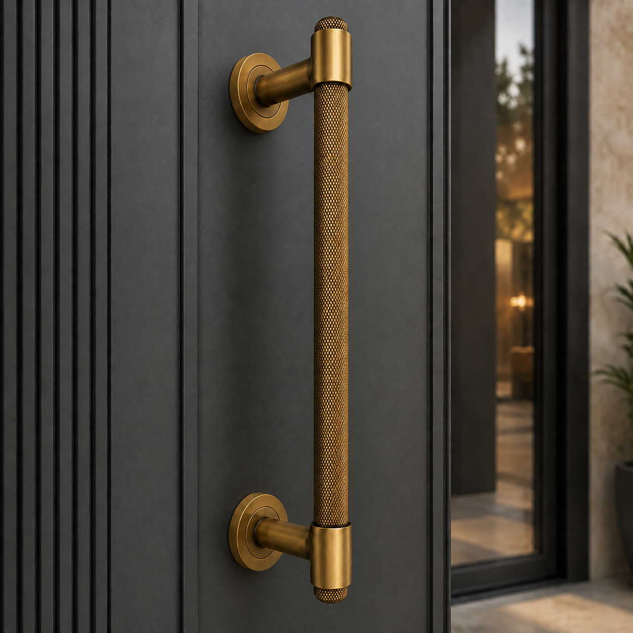 Sese Alya Modeli Antik Sarı Çekme Kol 40cm (202-55-40-94) - Sese