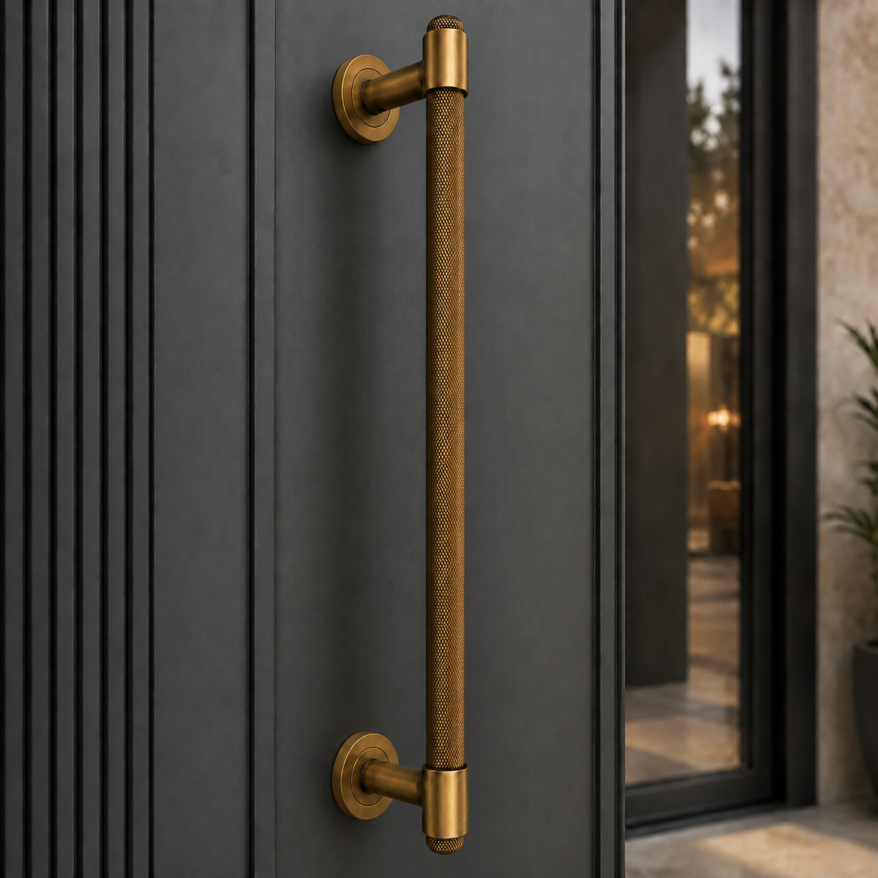 Sese Alya Modeli Antik Sarı Çekme Kol 80cm (202-55-80-94) - Sese