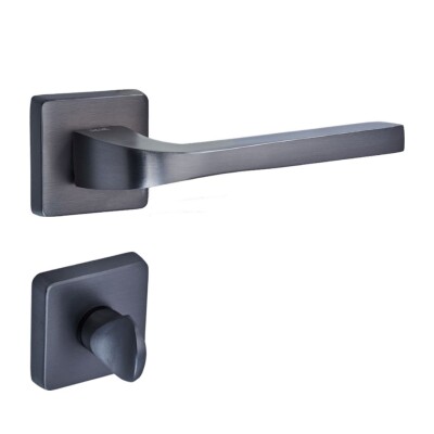 Sese Aysu Modeli Rozetli Wc Kapı Kolu Antrasit (200-241R-02-54) - 3