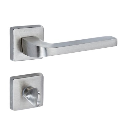 Sese Aysu Modeli Rozetli Wc Kapı Kolu Nikel Saten (200-241R-02-53) - 3