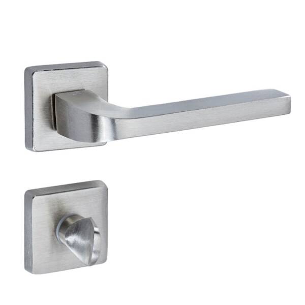 Sese Aysu Modeli Rozetli Wc Kapı Kolu Nikel Saten (200-241R-02-53) - 3