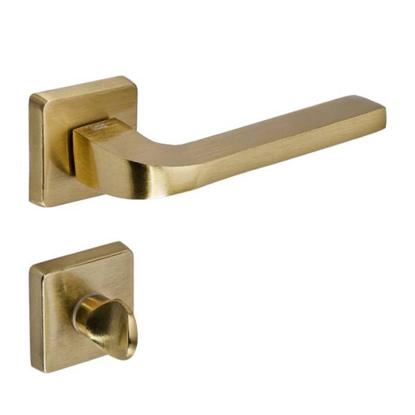 Sese Aysu Modeli Rozetli Wc Kapı Kolu Titanyum (200-241R-02-05) - 1