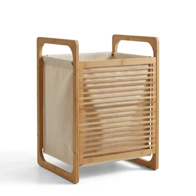 Sese Bambu Çamaşır Sepeti (PNL-B9017) - SESE (1)