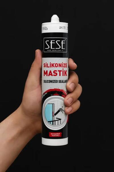 Sese Silikonize Beyaz Mastik 500gr (SS800-04) - 2