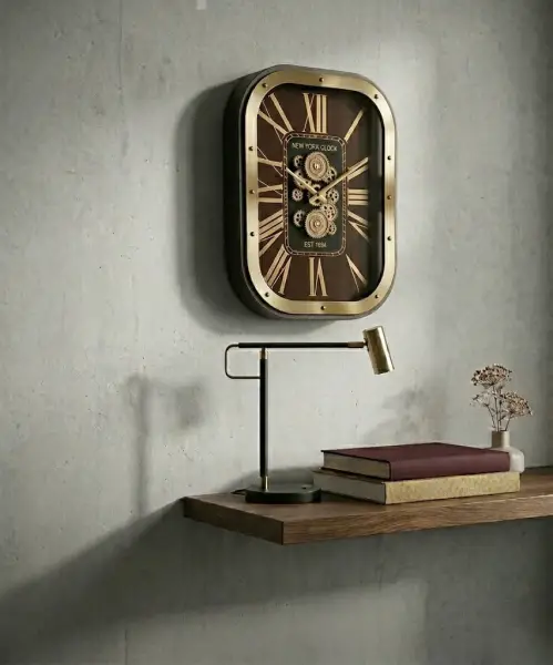 Sese Çarklı Duvar Saati 43 cm (PNL-SA2079) - 1