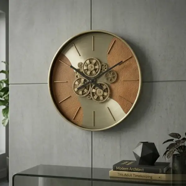 Sese Çarklı Duvar Saati 55 cm (PNL-SA2070) - 1