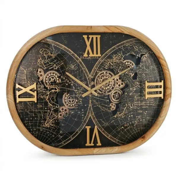 Sese Çarklı Duvar Saati 70x50 cm (PNL-SA2051) - 2