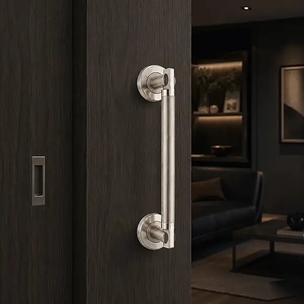 Sese Çekme Kapı Kolu Ekonomik Krom / Inox 20cm (202-03-20-18/53) - 1
