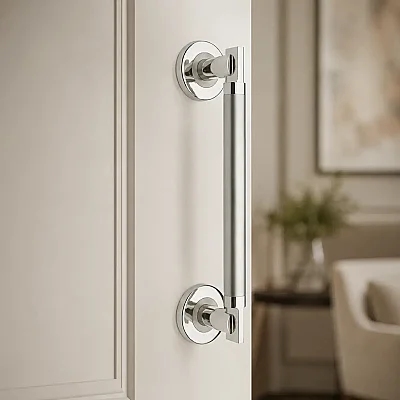 Sese Çekme Kapı Kolu Krom / Inox 25cm Ekonomik (202-03-25-18/53) - 1