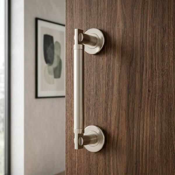 Sese Çekme Kapı Kolu Krom/ınox Kol 30cm Ekonomik (202-03-30-18/53) - 1