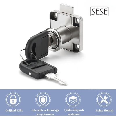 Sese Çekmece Kilidi Anahtarı Kırılan Kilit (805-01-02-19) - 3