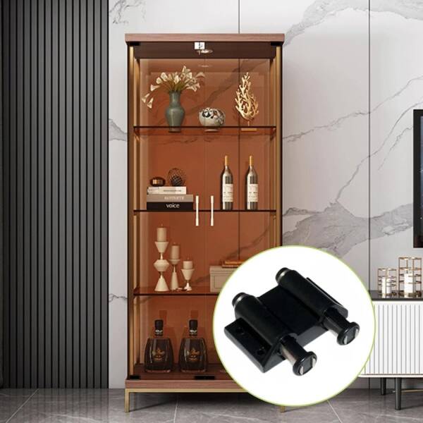 Sese Mıknatıslı Cam Kapak İtici Çiftli Cam Çıtçıtı (SS802-12) - 1