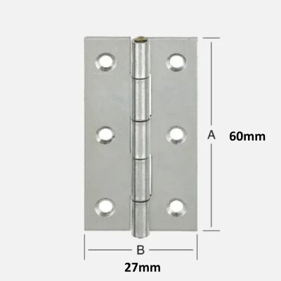 Sese Dar Sabit Menteşe Alüminyum 6cm Saten (104-6-2-81) - 2