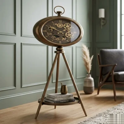 Sese Dekoratif Ayaklı Çarklı Saat (PNL-SA2080) - 1