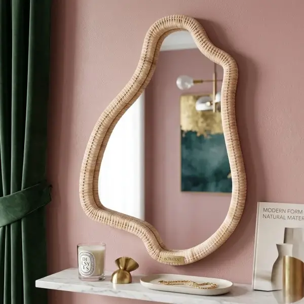 Sese Dekoratif Duvar Aynası (PNL-BRA04PC) - 1