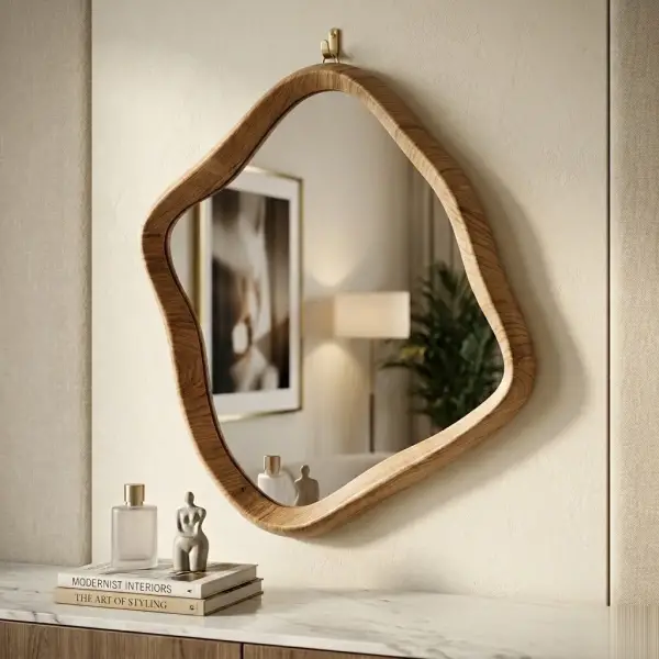 Sese Dekoratif Duvar Aynası (PNL-BRA06PC) - 1