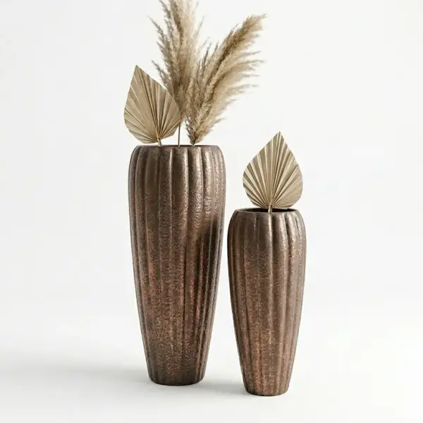 Sese Dekoratif İkili Metal Vazo (PNL-MG63 S/2) - 2