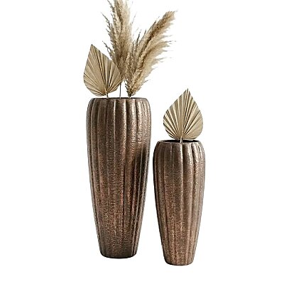 Sese Dekoratif İkili Metal Vazo (PNL-MG63 S/2) - Sese (1)