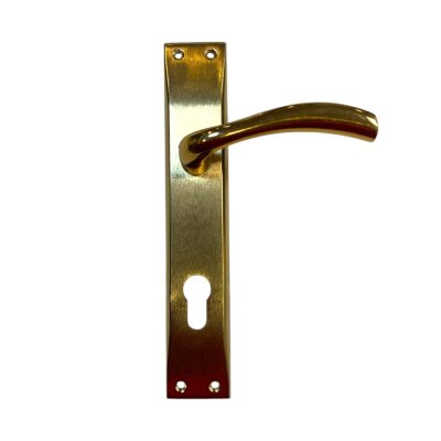 Sese Deniz Modeli Aynalı Yale Kapı Kolu Altın Renk (200-101-01-16) - Sese