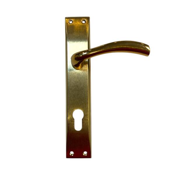 Sese Deniz Modeli Aynalı Yale Kapı Kolu Altın Renk (200-101-01-16) - 1