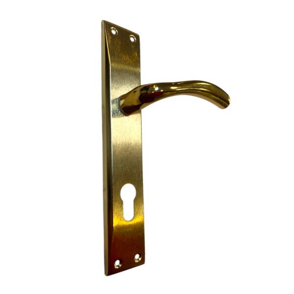 Sese Deniz Modeli Aynalı Yale Kapı Kolu Altın Renk (200-101-01-16) - 2