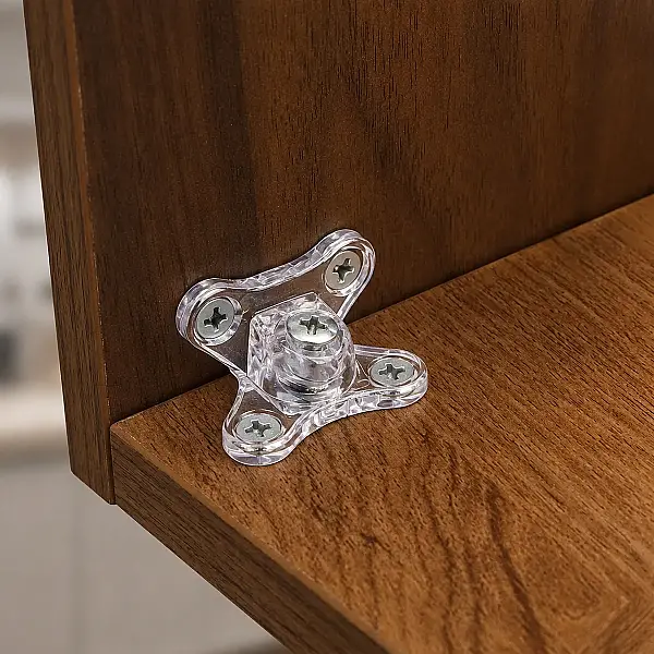 Metali Dereceli Mini Köşe Bağlantı Elemanı Plastik Şeffaf (450-05-01-01) - 1
