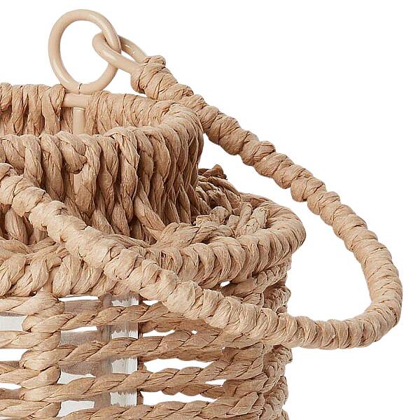 Sese Doğal Hasır Aydınlatma Fener 15*20 cm (4912294) - 3